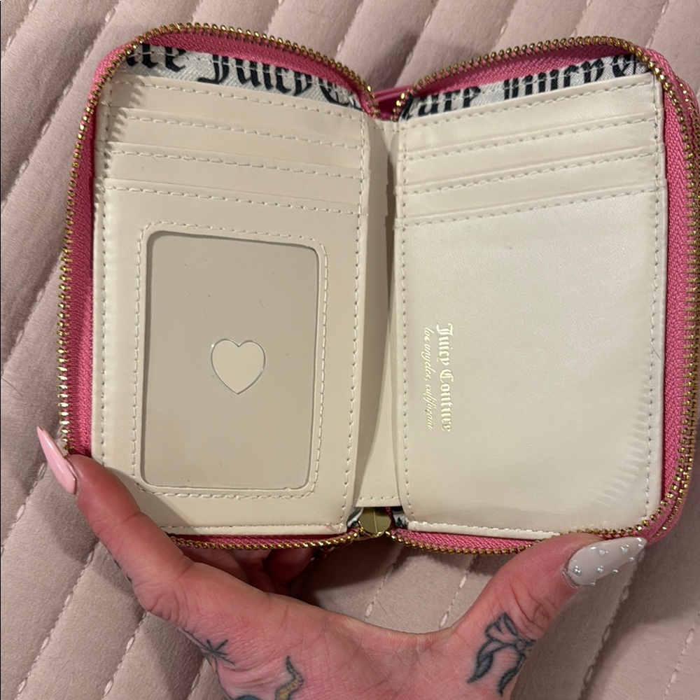 Juicy Couture Pink Embossed Wallet - Picture 3 of 9